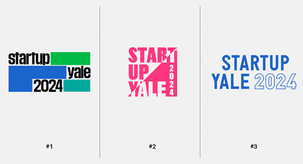 mockups of startup yale logo options