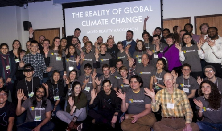 Hackathon Uses Virtual Reality to Explore Global Climate Change